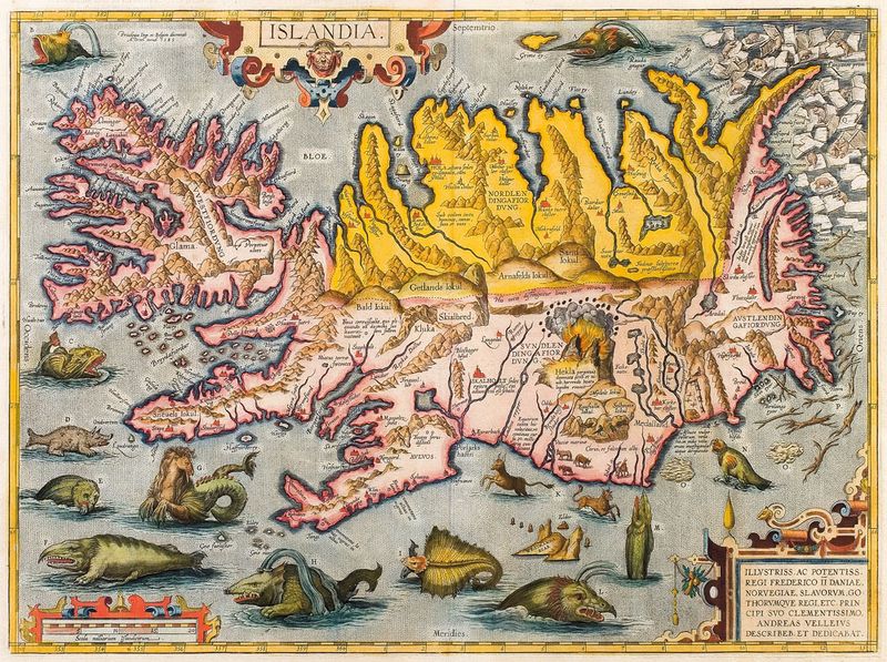 Abraham Ortelius-Islandia-ca 1590