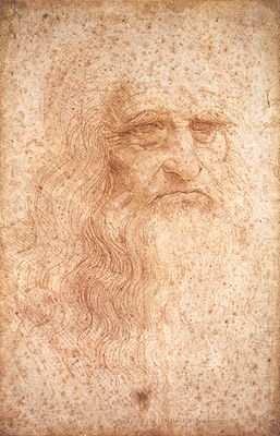 Leonard de Vinci - autoportrait - WGA12798