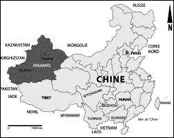 Xinjiang carte